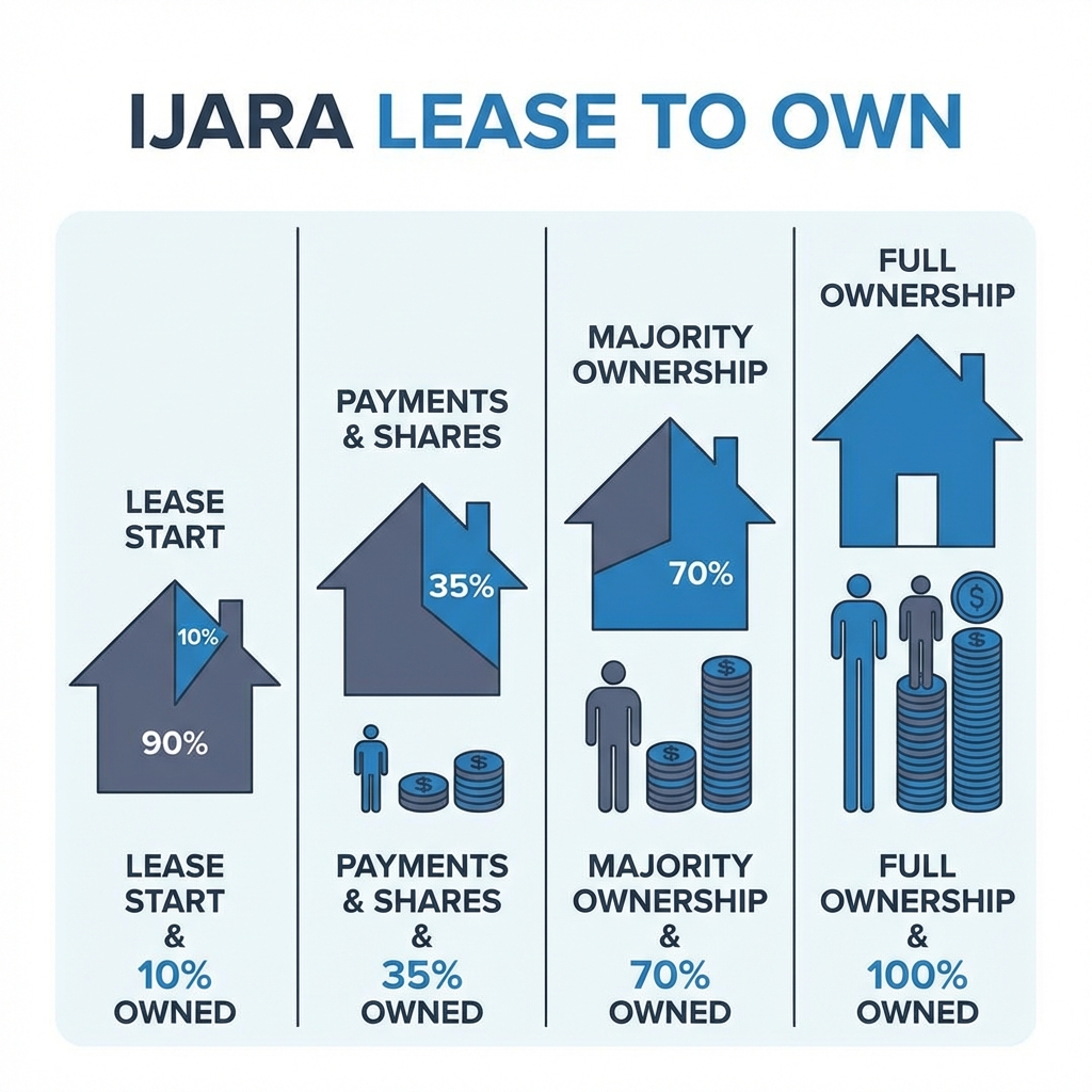 Ijara Financing: The "Lease-to-Own" Islamic Halal Home Financing