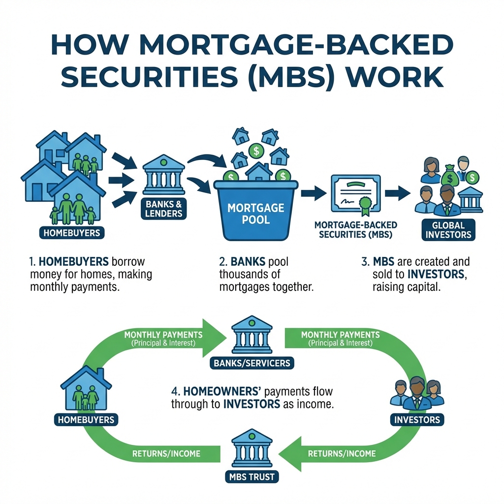 Halal Home Financing Backed Securities Diagram